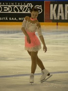 Anastasia Nikolaeva aloittelemassa vapaaohjelmaansa